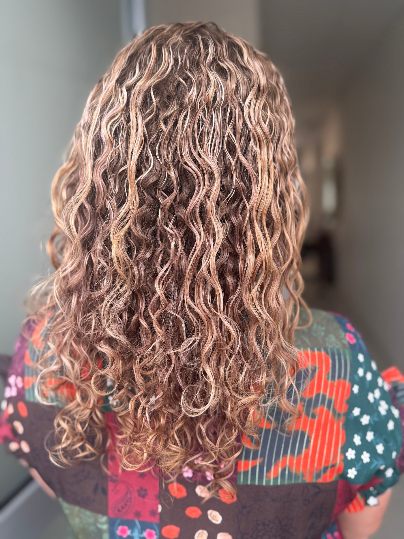Defrizzed curls after BR Soul Botox hyaluronic treatment