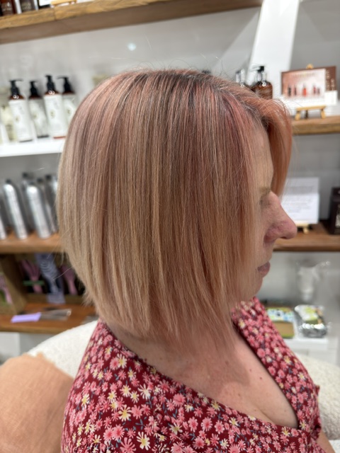 Organic colour work at About Hair Mackay, example 1