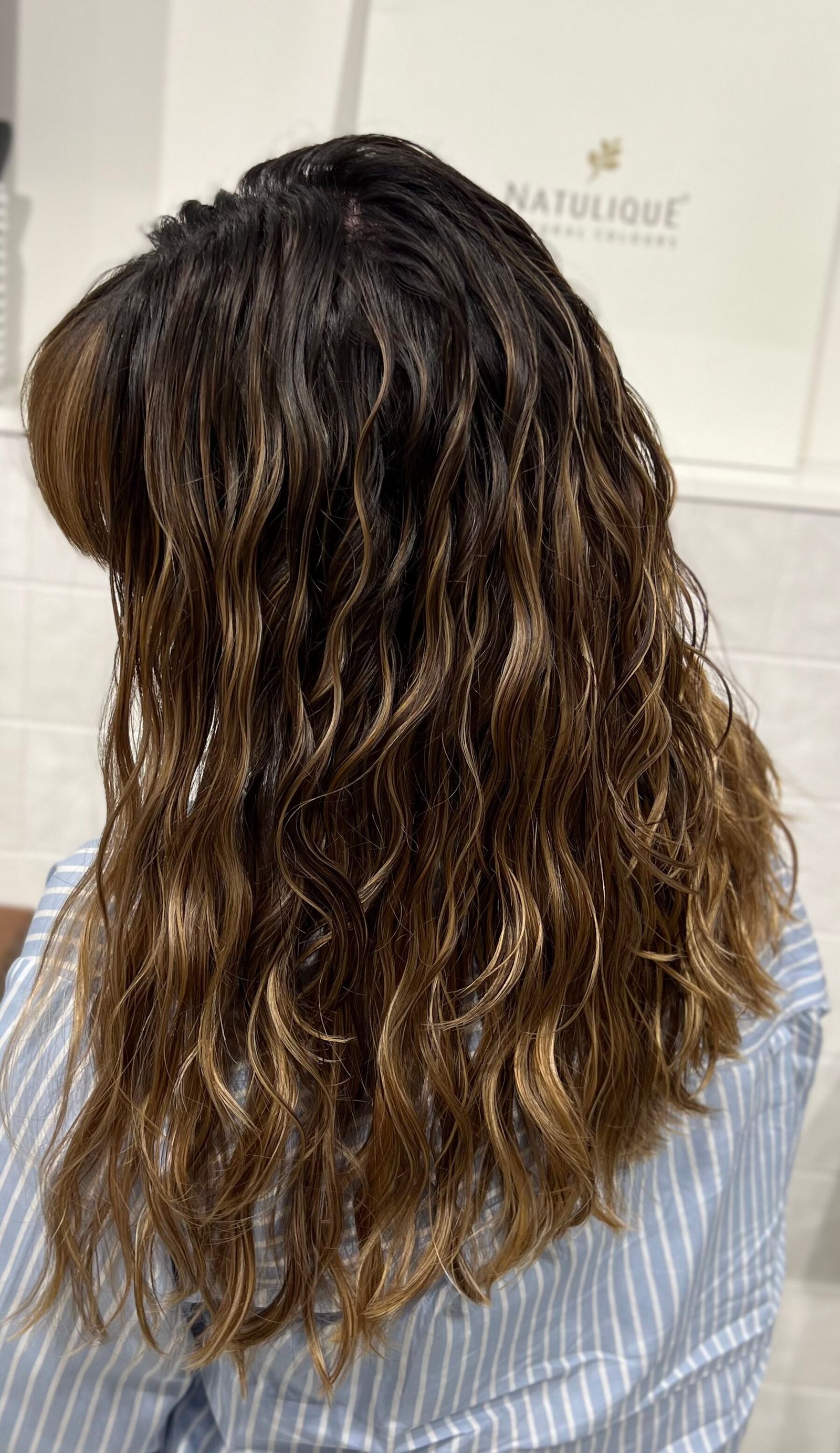 Curly hair cut and styling work at About Hair Mackay, example 3