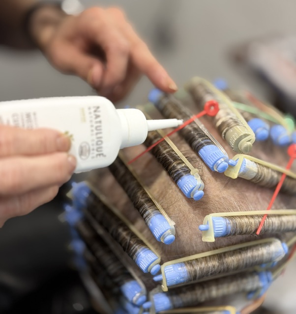 Perming and chemical wave result at About Hair Mackay, example 1